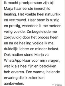 review Innerlijk Kind healing